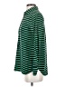 J.Crew 100% Silk Stripes Green Long Sleeve Silk Top Size 2 - photo 5