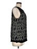 Ann Taylor LOFT Outlet 100% Polyester Black Sleeveless Blouse Size M - photo 4