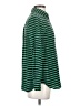 J.Crew 100% Silk Stripes Green Long Sleeve Silk Top Size 2 - photo 4
