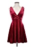 Cider Burgundy Cocktail Dress Size XS - photo 1