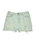 Rewind Green Denim Shorts Size 26 waist - photo 1