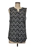 Talbots 100% Polyester Black Sleeveless Blouse Size M - photo 1