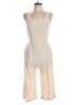 Monteau Solid Ivory Jumpsuit Size L - photo 1