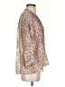 True Grit Tweed Tan 3/4 Sleeve Blouse Size S - photo 4