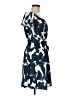 Assorted Brands 100% Polyester Print Blue Casual Dress Size M - photo 4