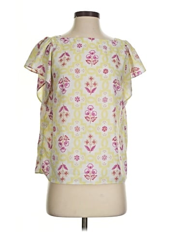 Ann Taylor Short Sleeve Blouse (view 1)
