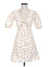 Sim & Sam Polka Dots Orange Casual Dress Size XS - photo 1