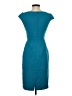 L.K. Bennett Solid Teal Cocktail Dress Size 2 - photo 2