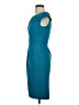 L.K. Bennett Solid Teal Cocktail Dress Size 2 - photo 5