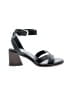27 EDIT Black Sandals Size 6 - photo 1