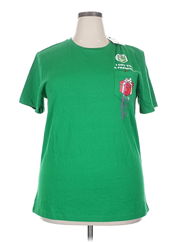 Pre-owned Fifth Sun Short Sleeve T-shirt In Green