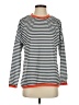Made With Love Stripes Gray Pullover Sweater Size S - photo 1