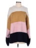 Acne Studios Color Block Pink Pullover Sweater Size S - photo 1