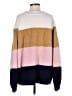 Acne Studios Color Block Pink Pullover Sweater Size S - photo 2