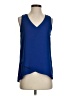 Vince Camuto 100% Polyester Blue Sleeveless Blouse Size XS - photo 1
