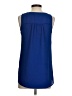 Vince Camuto 100% Polyester Blue Sleeveless Blouse Size XS - photo 2