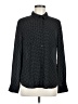 Catherine Malandrino 100% Polyester Polka Dots Black Long Sleeve Blouse Size M - photo 1