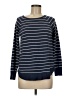 Staccato Stripes Blue Pullover Sweater Size M - photo 1