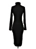 Unbranded Solid Black Cocktail Dress Size S - photo 2