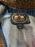 British Khaki 100% Cotton Blue Denim Jacket Size 14 - photo 6