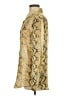 Agnes B. 100% Silk Animal Print Gold Long Sleeve Silk Top Size EU (FR) 38 / US 6 - photo 5