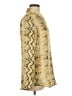 Agnes B. 100% Silk Animal Print Gold Long Sleeve Silk Top Size EU (FR) 38 / US 6 - photo 4