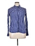 Splendid Checkered-gingham Blue Long Sleeve Button-Down Shirt Size XL - photo 1