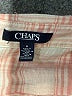 Chaps 100% Cotton Plaid Pink 3/4 Sleeve Button-Down Shirt Size M - photo 7