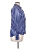 Splendid Checkered-gingham Blue Long Sleeve Button-Down Shirt Size XL - photo 4