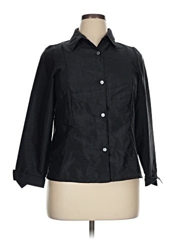 Bice by Sag Harbor 3/4 Sleeve Button-Down Shirt (view 1)