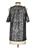 MICHAEL Michael Kors Silver 3/4 Sleeve Blouse Size XXS - photo 2