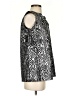 MICHAEL Michael Kors Silver 3/4 Sleeve Blouse Size XXS - photo 4