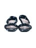 Lewit 100% Leather Print Blue Sandals Size EU (IT) 38 1/2 / US 8 1/2 - photo 2