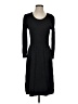 Spense Solid Black Casual Dress Size S - photo 1