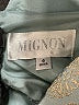 Mignon Metallic Silver Cocktail Dress Size 6 - photo 7