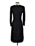Spense Solid Black Casual Dress Size S - photo 2