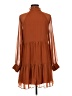1.State 100% Polyester Brown Casual Dress Size M - photo 2