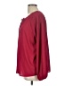 Ann Taylor LOFT 100% Polyester Burgundy Long Sleeve Blouse Size L - photo 5