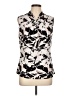 Tahari Ivory Sleeveless Blouse Size L - photo 1