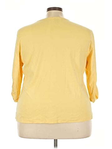 Karen Scott Sport 3/4 Sleeve Blouse (view 2)