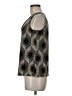 80 Park Silver Black Sleeveless Blouse Size M - photo 5