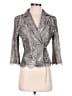 Max Mara 100% Polyester Gray Tan Blazer Size 6 - photo 1