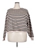 Kaileigh 100% Cotton Stripes Ivory Pullover Sweater Size XXL - photo 1