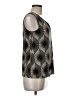 80 Park Silver Black Sleeveless Blouse Size M - photo 4