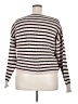 Kaileigh 100% Cotton Stripes Ivory Pullover Sweater Size XXL - photo 2