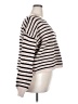 Kaileigh 100% Cotton Stripes Ivory Pullover Sweater Size XXL - photo 4