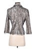Max Mara 100% Polyester Gray Tan Blazer Size 6 - photo 2