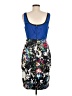 Leifnotes Floral Black Cocktail Dress Size 8 - photo 2