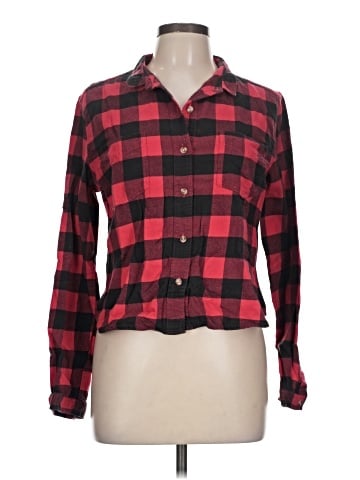 BDG Long Sleeve Button-Down Shirt (view 1)