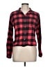 BDG 100% Cotton Plaid Red Long Sleeve Button-Down Shirt Size L - photo 1